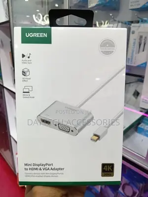 The Ugreen Mini Displayport to Hdmi Vga Converter (Model Md115)