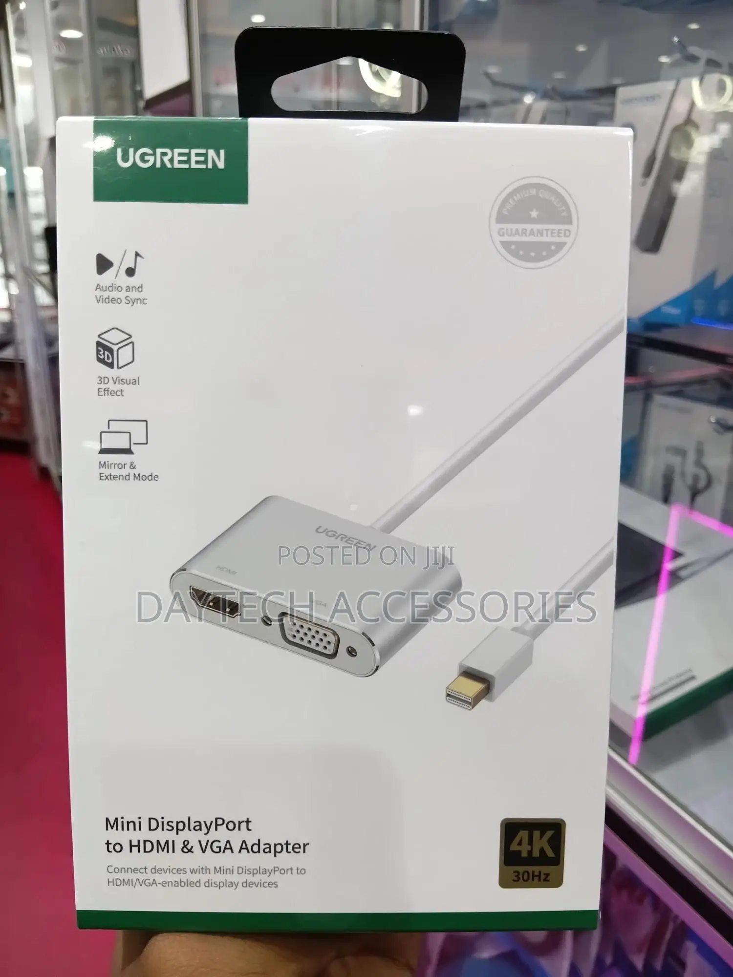 The Ugreen Mini Displayport to Hdmi Vga Converter (Model Md115)
