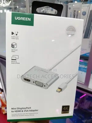 Ugreen Mini Dp to Hdmi + Vga Converter – Md115 – 20421