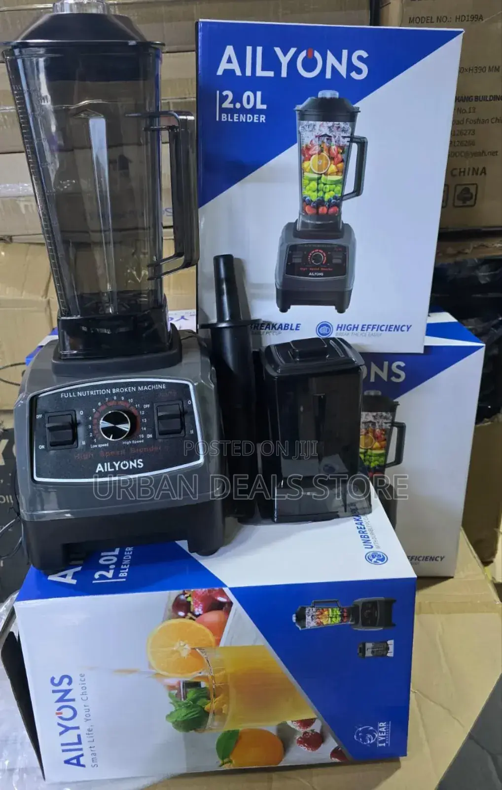 2-in-1 Design: Blender