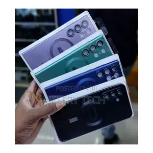 Samsung Galaxy S21 Fe Wireless Charging Magnetic Clear Case With Magsa