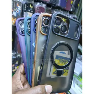 Transparent Magsafe Magnetic Ring Stand Case With for iPhone 14 Pro