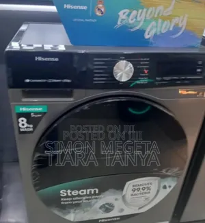 Front Loader New Hisense 8kgs Wash and Dry Washing Machine