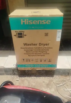 Restocked New Hisense 8kgs Wash and Dry Washing Machine