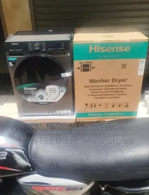 Pay on Delivery New One Hisense 8kgs Wash and Dry Washing Machine