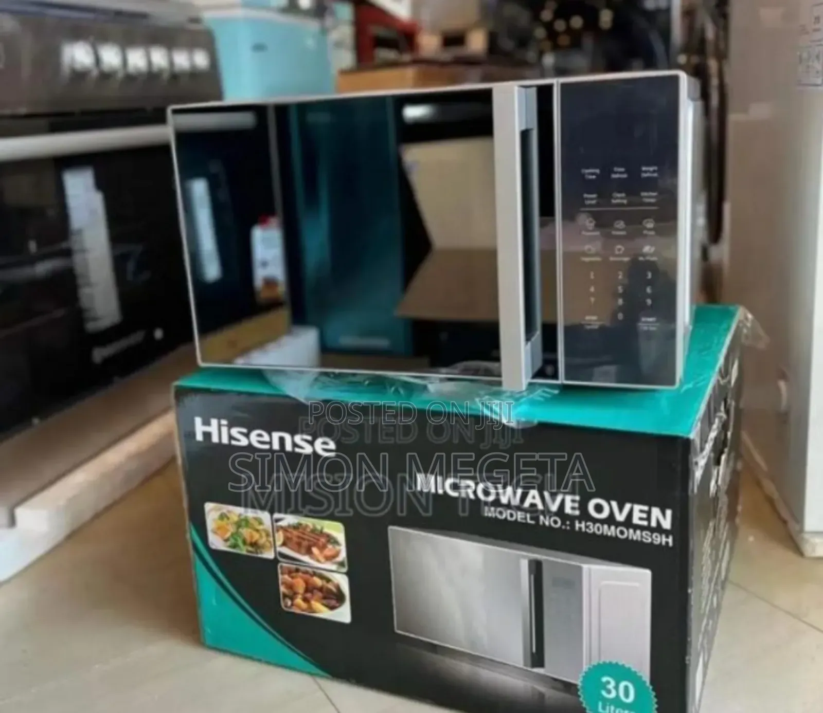 Colour Silver Hisense 30litres Digital Microwave