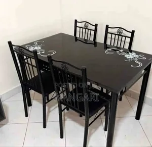Movable Chairs Executive 4 Sitter Dinning Table