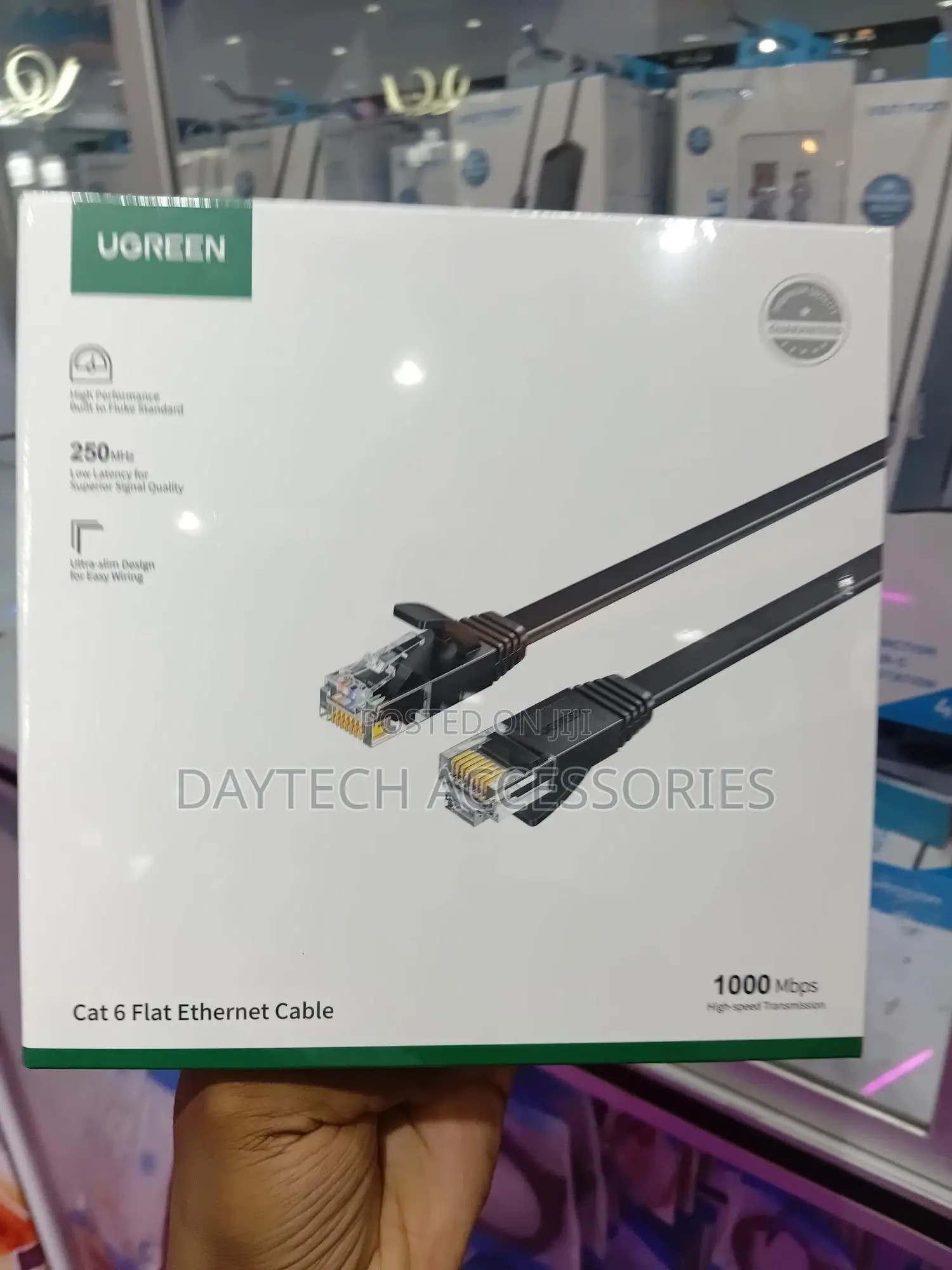 Ugreen 20m Cat 6 Flat Ethernet Cable (Nw102).