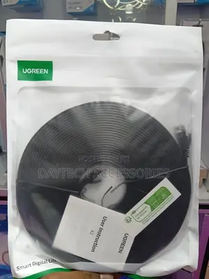 Ugreen Nw102 50178 Flat Lan Ethernet Cable Cat. 6 10m - Black