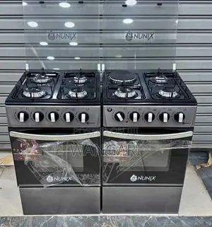 Nunix 4 Burner Gas Cooker With Gas Oven