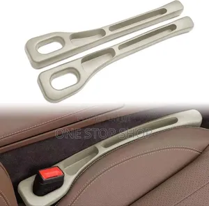 2x Grey Flexible Universal Car Seat Gap Filler Organizer