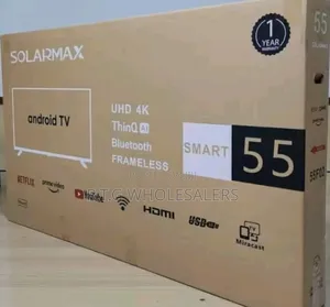 Solarmax 55′′ Android Tv | 55‐Inch Smart Uhd Display Streaming