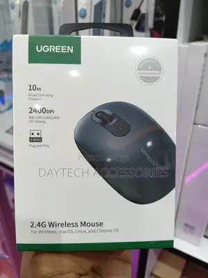 Ugreen 2.4g Wireless Mouse - Mu105 - Black
