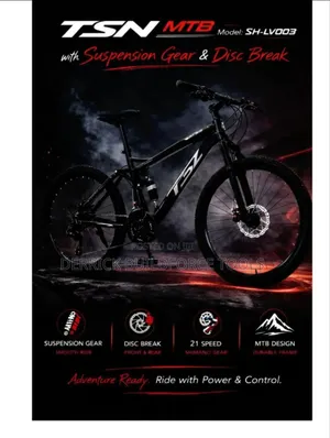 TSN MTB Size 26 Bicycle With Disc Brakes