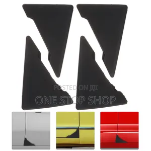 4pcs PVC Exterior Door Corner Safety Guard Universal Fit