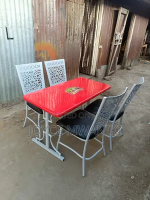 Modern Restaurant or Hotel Set With Powder Coated Frames