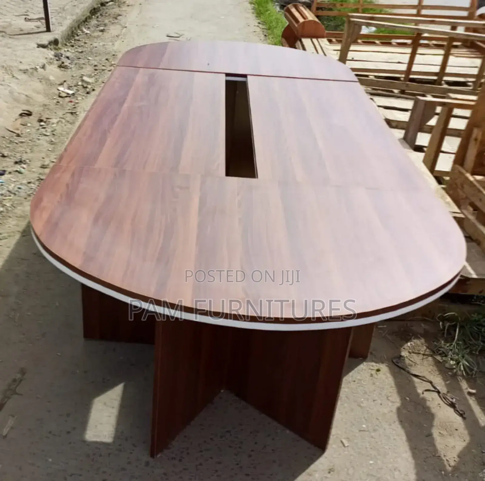 Spacious Conference Table