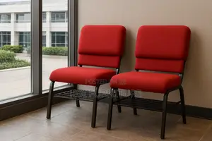 Chair :High Quality Stacking Steel Theater / Pulpit / Auditorium Chair