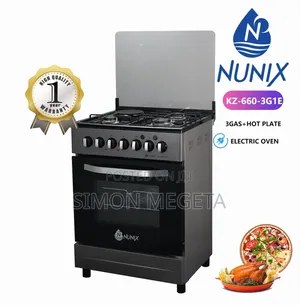 Nunix 60×60 3+1 Freestanding Cooker With Electric Oven