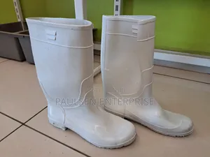 Industrial Light Duty White Gumboot