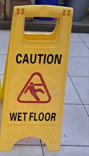 Wet Floor (Caution Stand) Caution Sign
