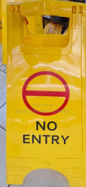 No Entry Caution Stand/Sign
