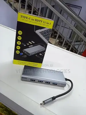 11 in 1 Usb C Hub Type C Adapter to Hdmi-Compatible Vga