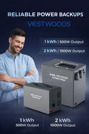 Vestwood 1kwh 1000 Watts All in One Portable Power Backup Station