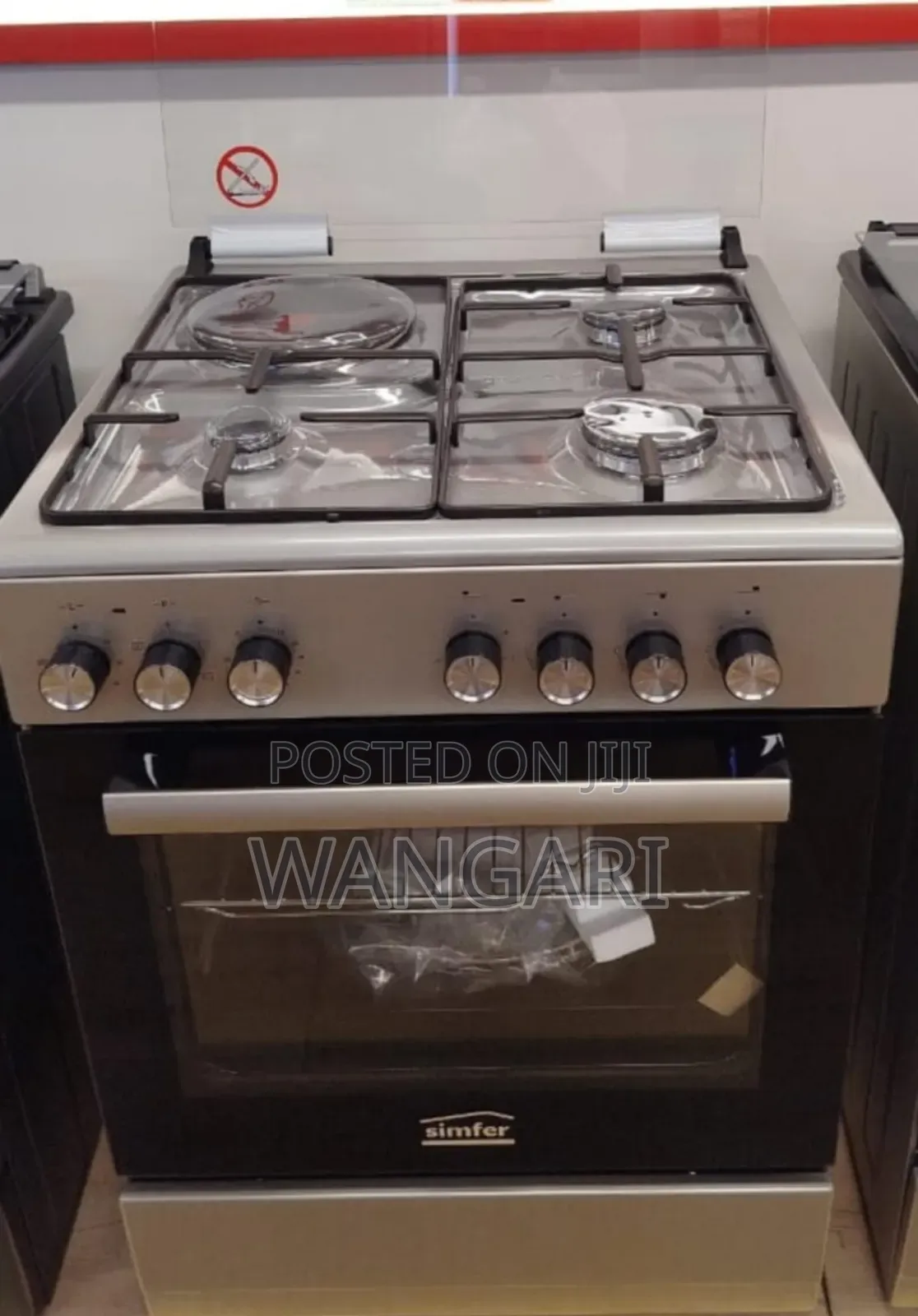 Simfer 60 by 60 Standing Cooker 3+1