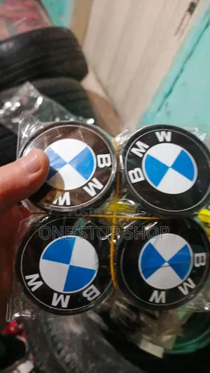 4pc BMW Self Stick on Rim Universal Stickers