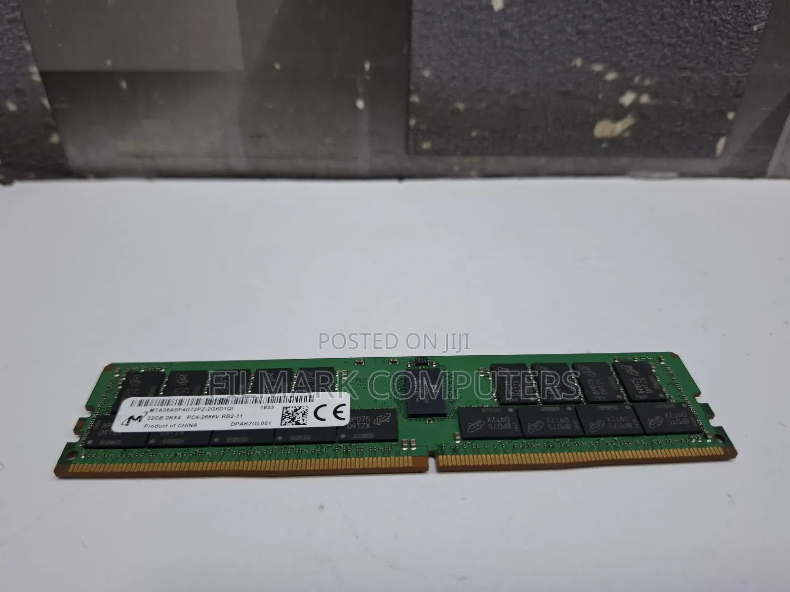 Micron 32gb 2rx4 Pc4-2666v-Rb2-11 Reg Dual Rank Ecc Server Memory Ram