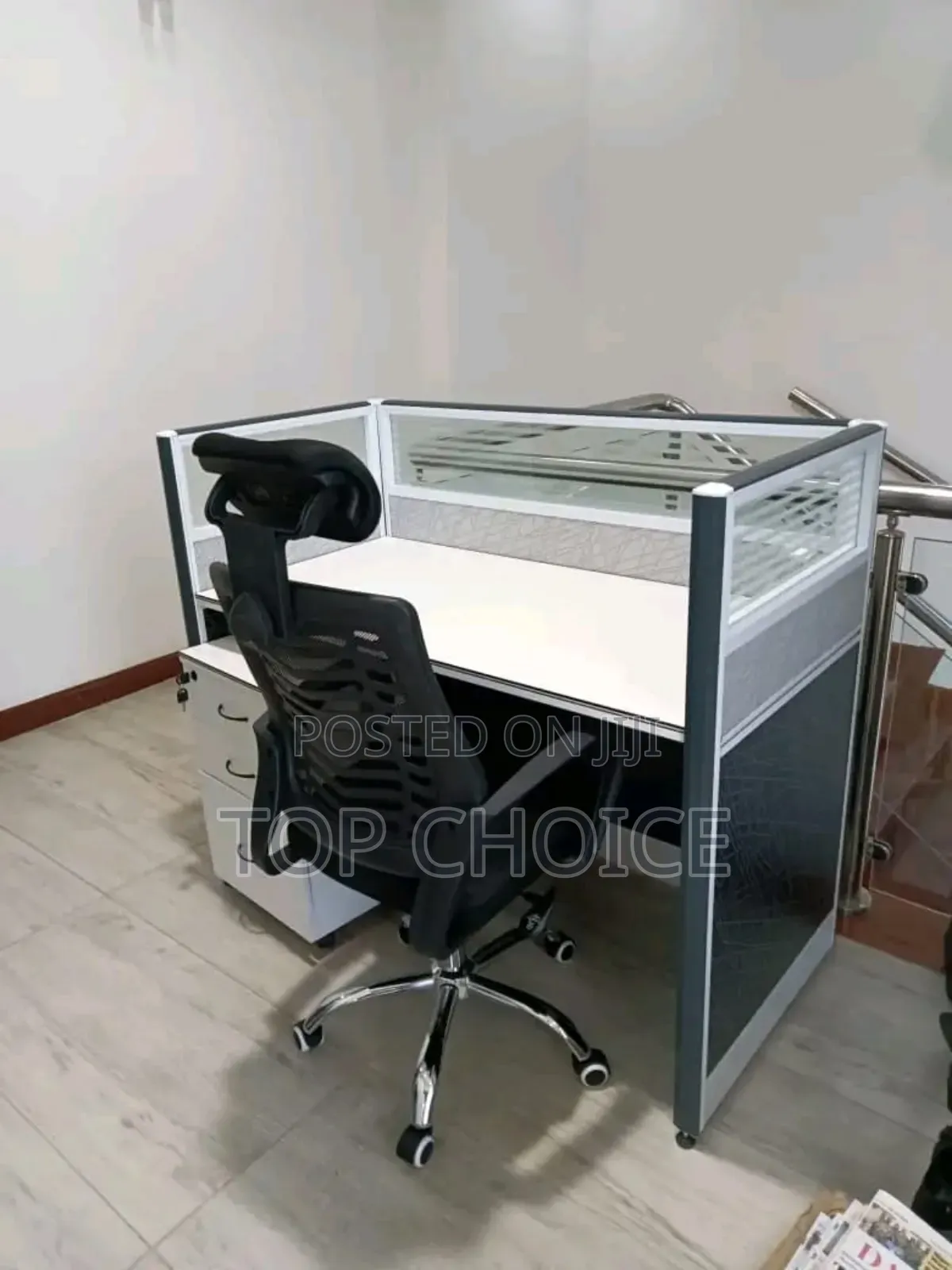 Reception Desk With Chair.