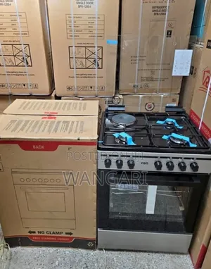 With Warranty Von 60 by 60 Standing Cooker 3 Gas +1 Electric