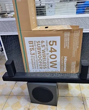 Restocked 540 Watts Hisense Wireless Soundbar