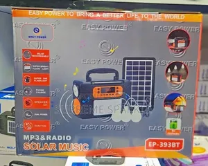 Solar Lighting System With Mp3 and Radio. Easy Power Ep-393bt