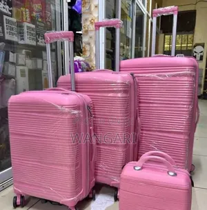 Size 1 Pink Unbreakable 4 in 1 Suitcase