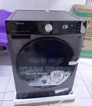 Black Original New Hisense 10kg Wash and Dry Washing Machine