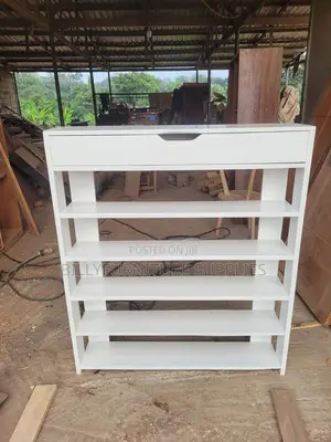 Modern Wooden Display Shelf for Home and Office