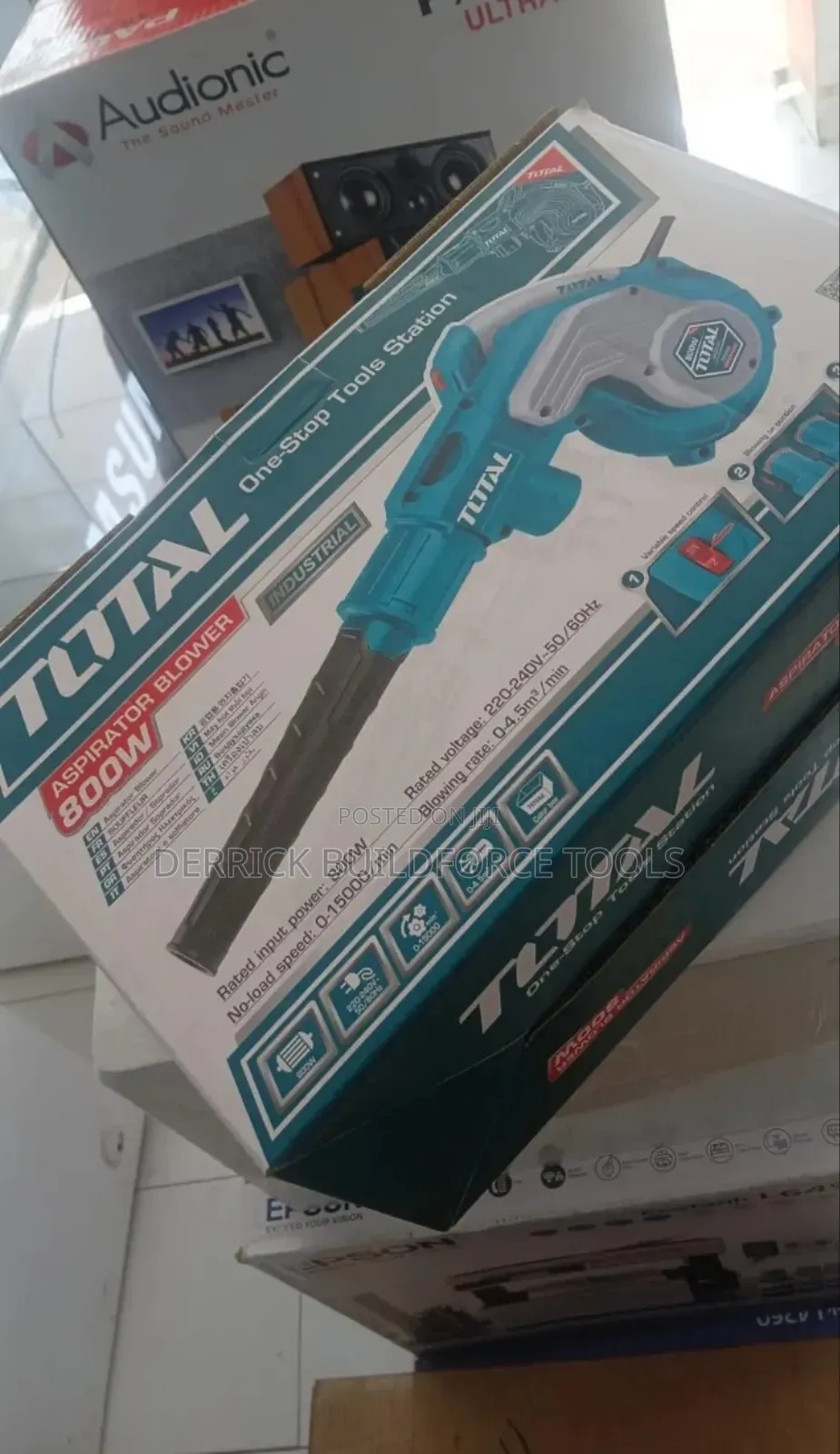 Total 800w Industrial Aspirator Blower
