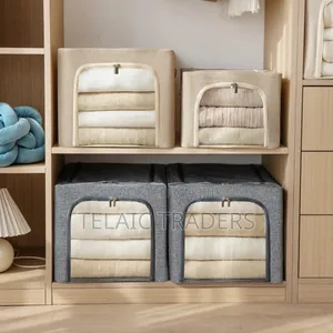 56lfoldable Zipped Closet Organizer