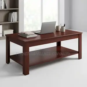 Coffee Table; Executive 120cm Mahogany Office Coffee Table