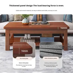 Coffee Table; Executive 120cm Mahogany Office Coffee Table