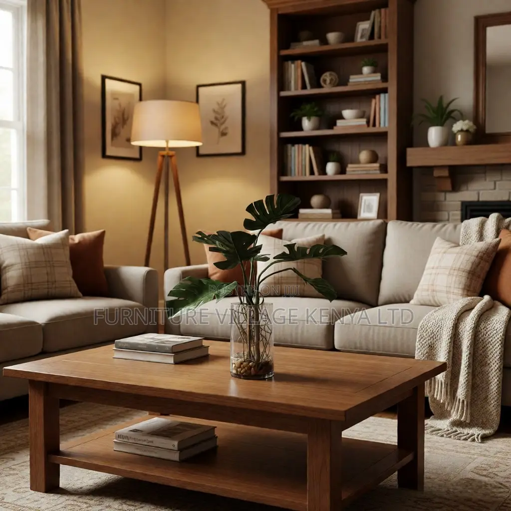 Coffee Table; Executive 120cm Mahogany Office Coffee Table