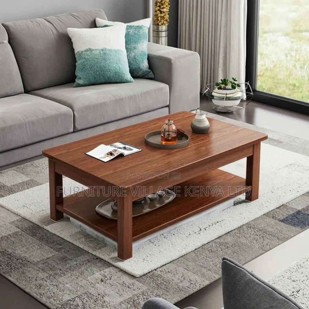 Coffee Table; Executive 120cm Mahogany Office Coffee Table
