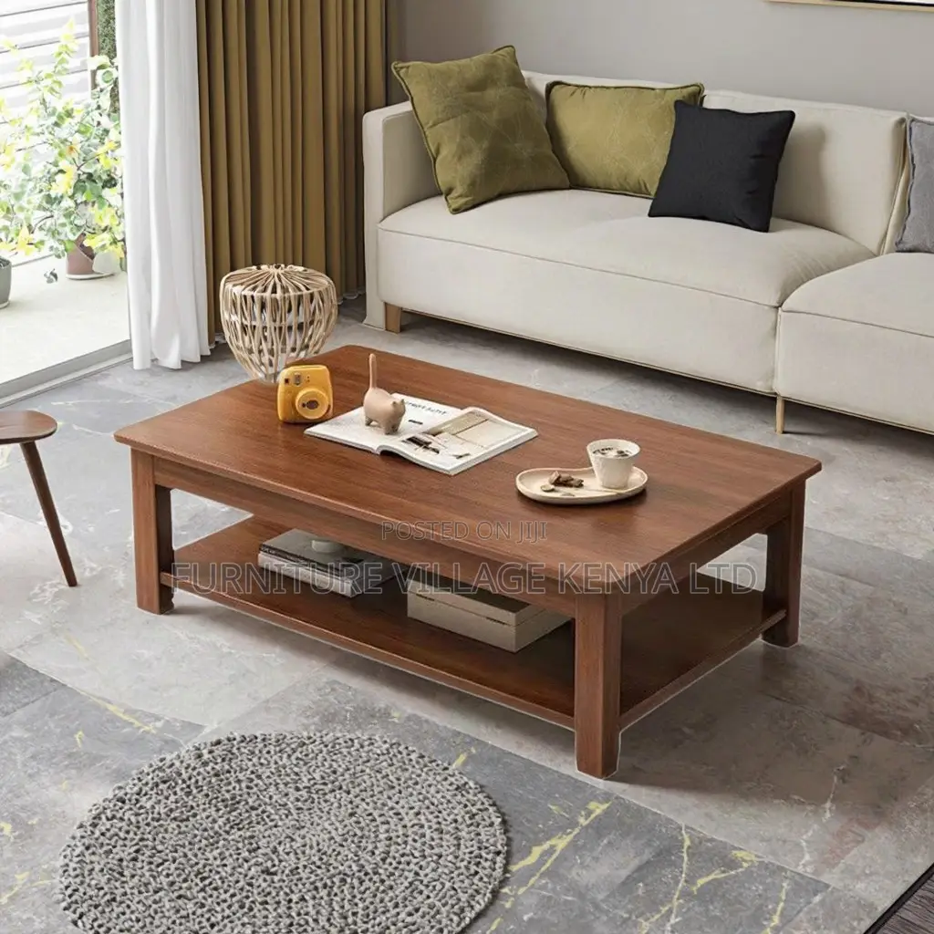 Coffee Table; Executive 120cm Mahogany Office Coffee Table