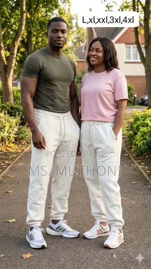 Warm Woolen Inside Unisex Sweat Pants