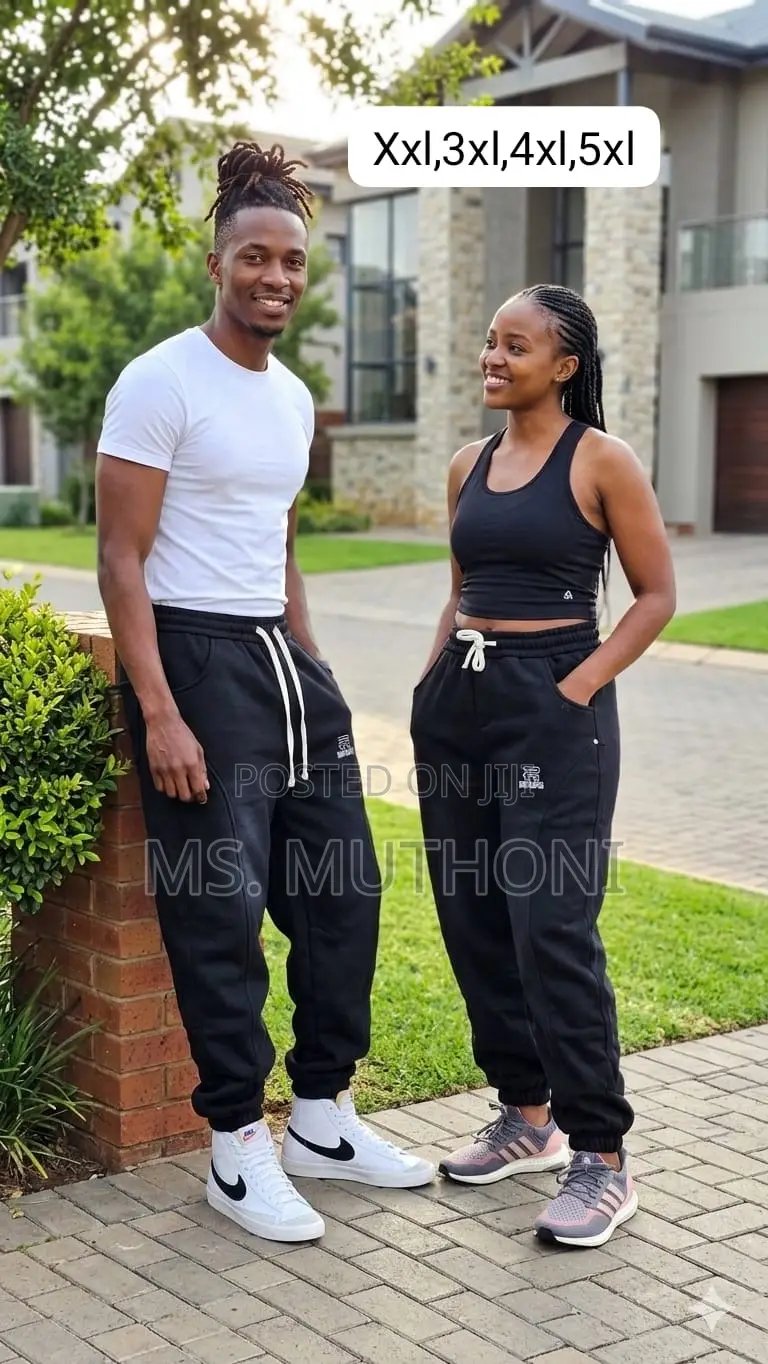 Warm Woolen Inside Unisex Sweat Pants