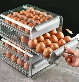*Acrylic Egg Holder Holds 32 Pieces of Eggs. Colour Greyl