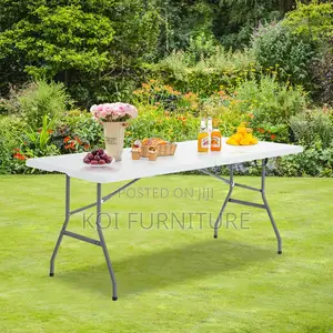 Table : Heavy Duty 6ft Picnic Camping Folding Table,