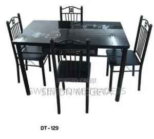 Colour Black 4sitter Dinning Table